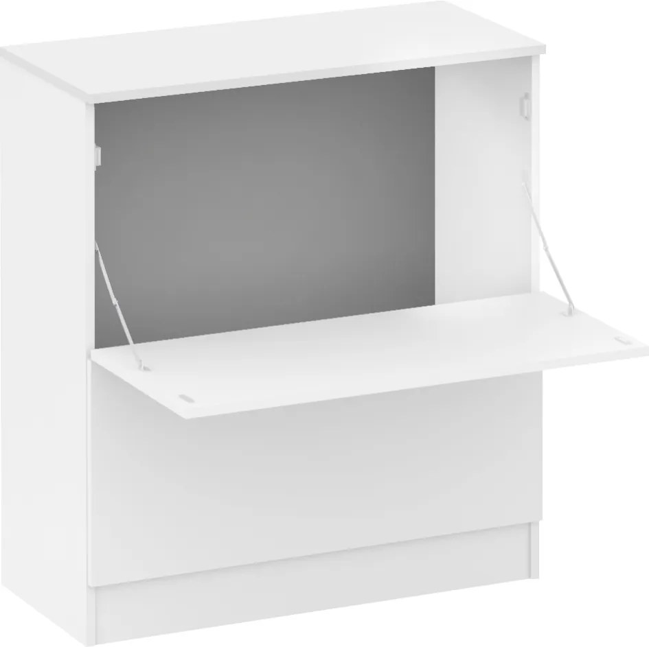 Dulap pentru perne şi plapume, alb, BETTY 2 BE-02-040
