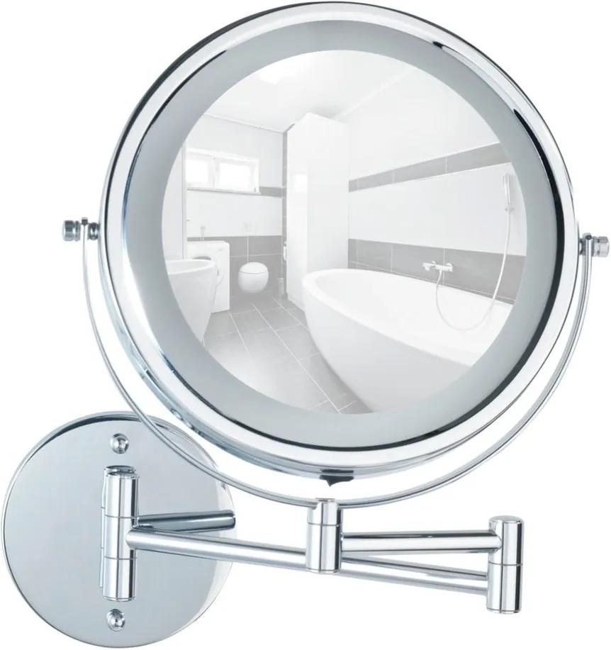 Oglindă cosmetică de perete cu LED Wenko Lumi