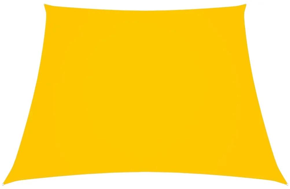 Parasolar, galben, 2 4x3 m, tesatura oxford, trapez