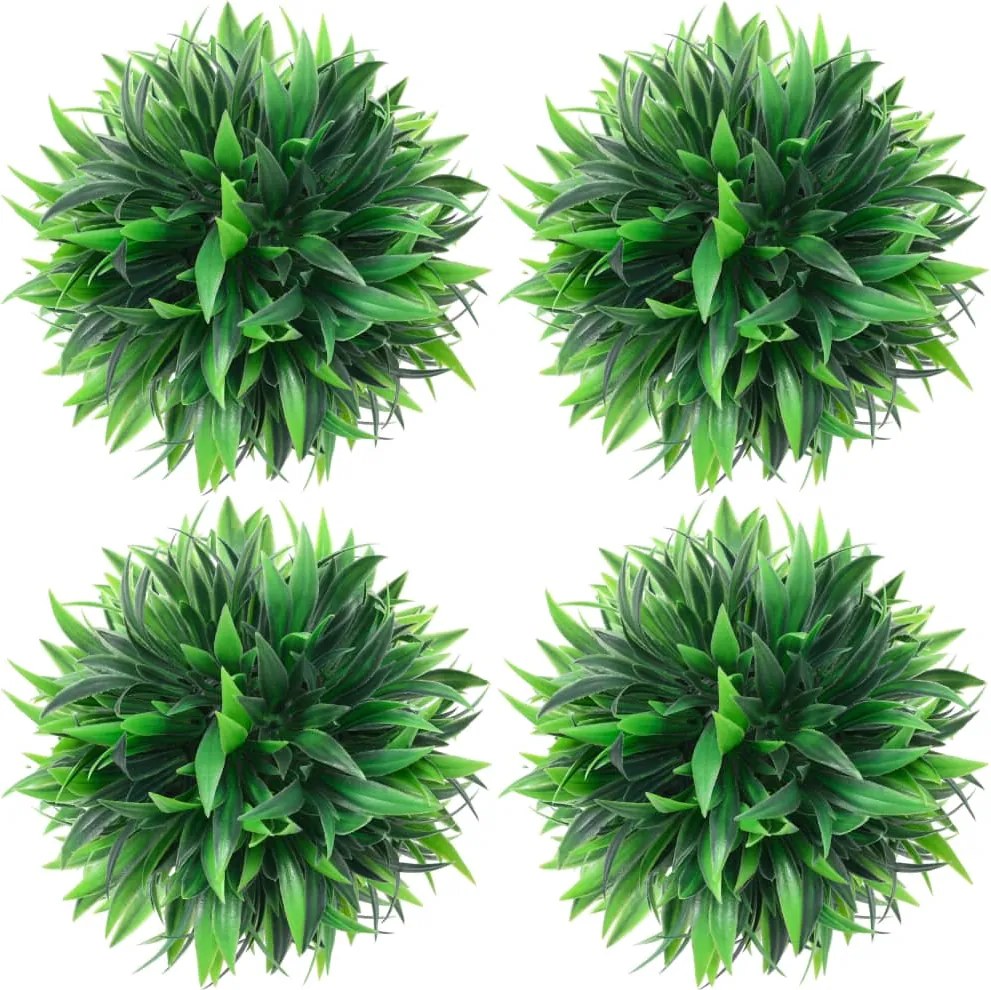 vidaXL Bile de cimișir artificial, 4 buc., 15 cm