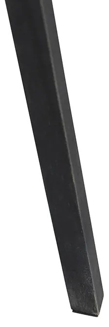 Lampă de podea rustică cu trepied negru - Tripod Classic