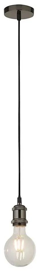Searchlight 7461BC - Lustru suspendat pe cablu SUSPENSION 1xE27/60W/230V antracit