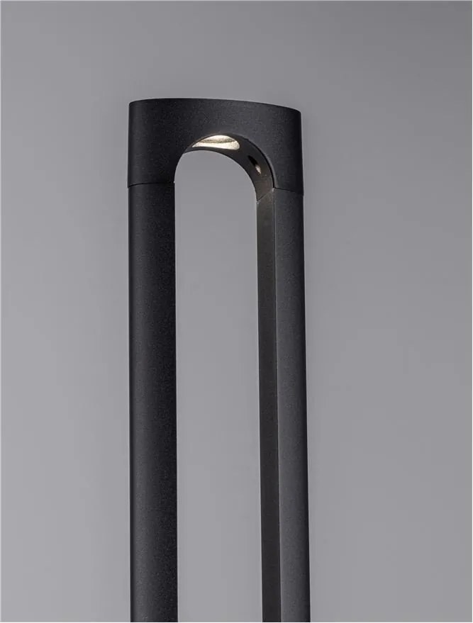 Stalp LED exterior din aluminiu antracit IP65 Dira H-200cm