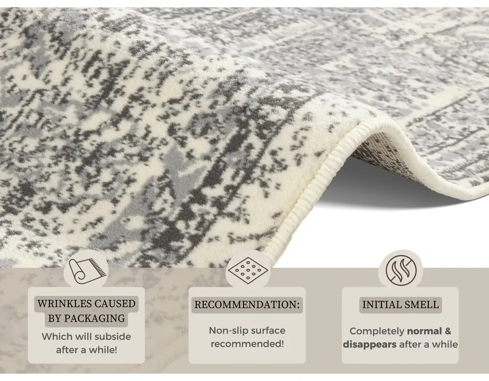 Covor Hanse Home Celebration Plume, 200x290 cm, gri-crem