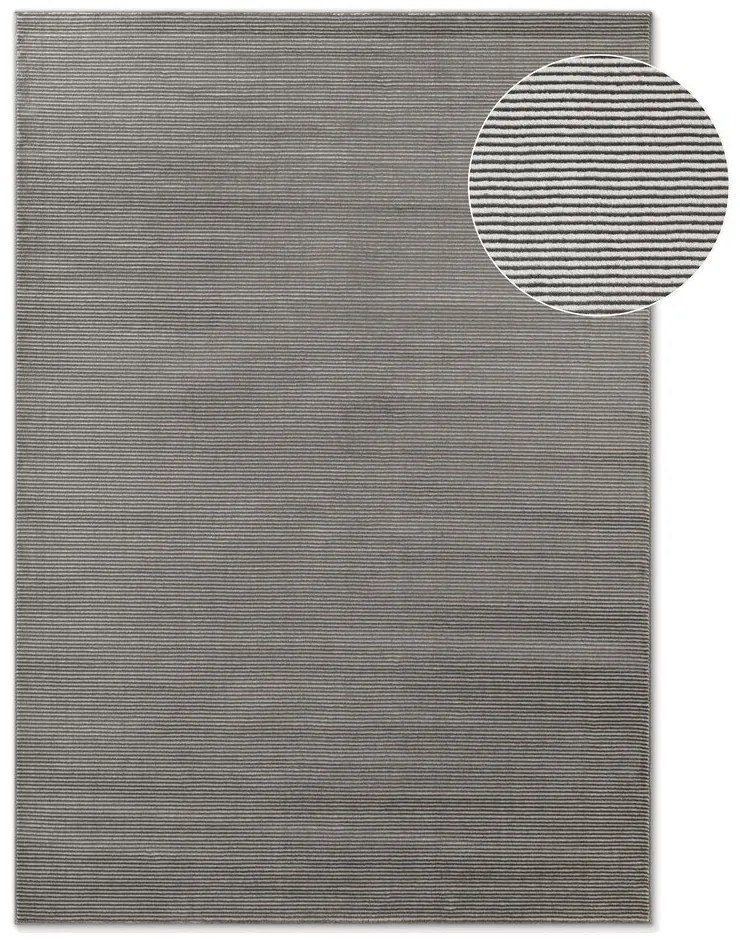 Covor gri antracit/crem 200x280 cm Perles Dolomite – Elle Decoration