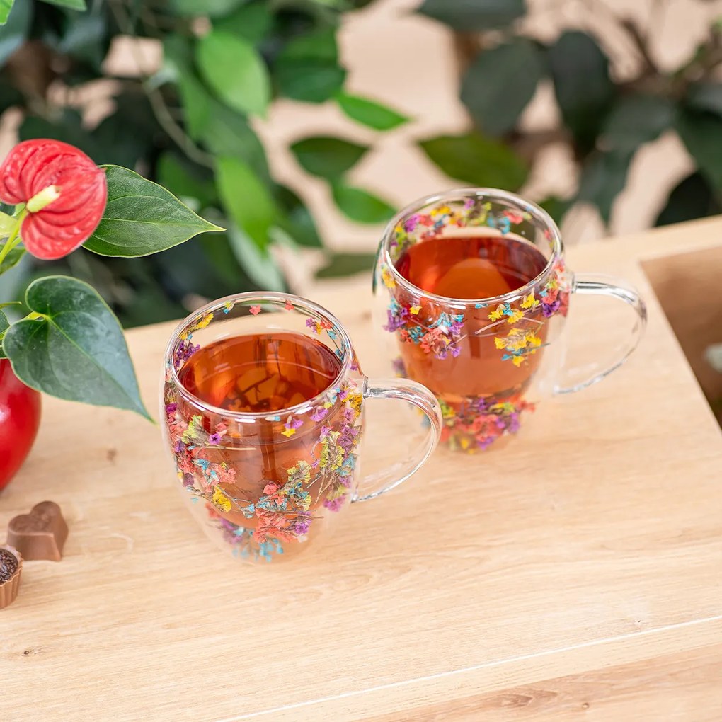 Pahare termo 4Home Flowers Hot&Cool 350 ml, 2 buc.