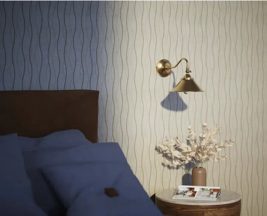 Aplica de perete stil industrial din alama personalizabila Alice