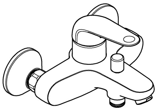 GROHE 24335001 - Baterie pentru cadă, DN 15, crom lucios