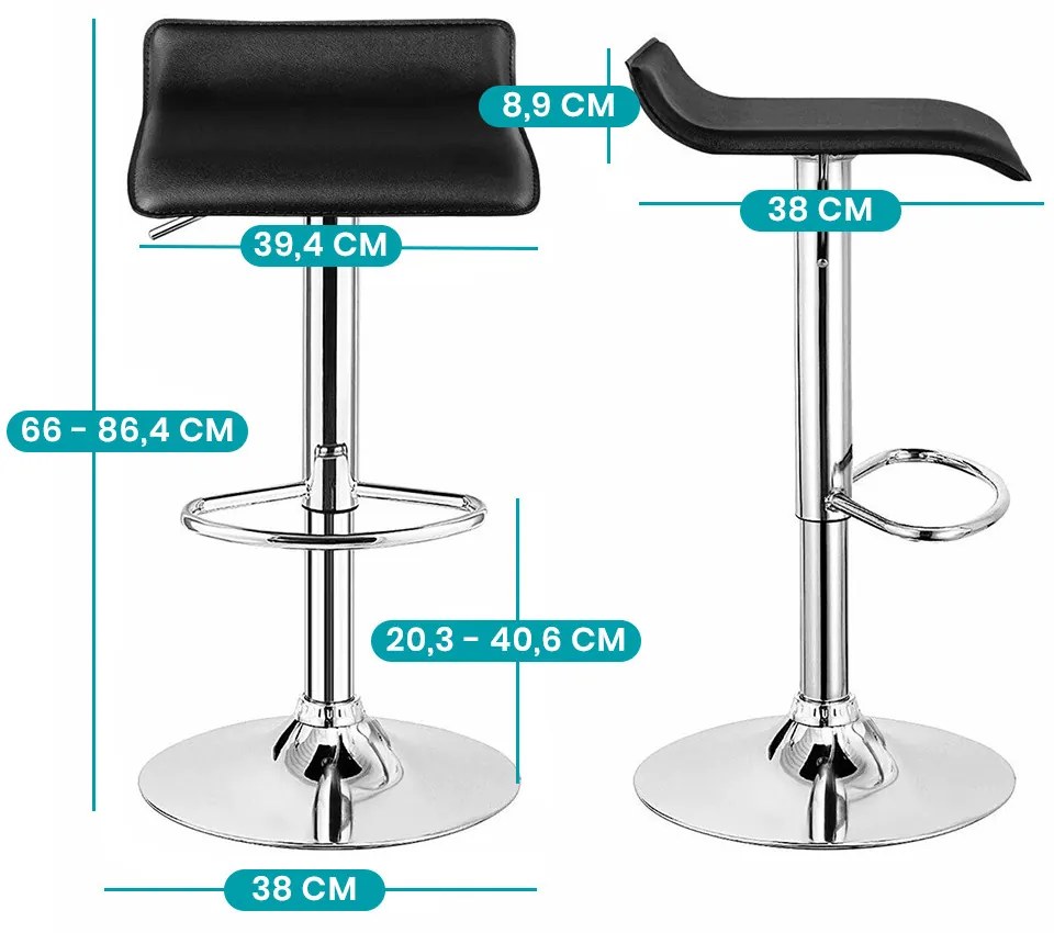 Scaun de bar fără spătar