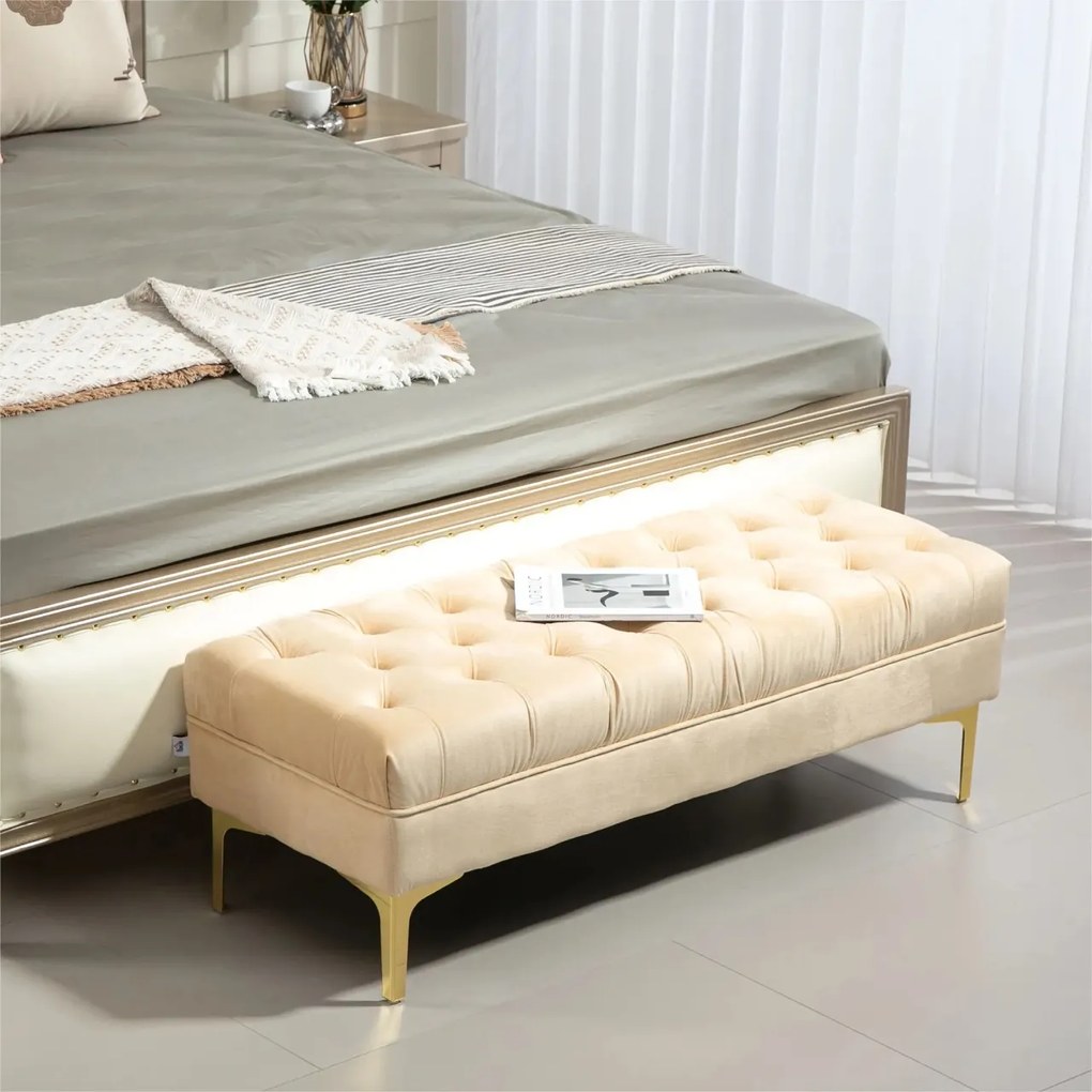 BAAL202 - Bancuta 118 cm, Canapea, sofa, bancheta, banca living, dormitor, hol - Albastru / Verde / Crem / Gri