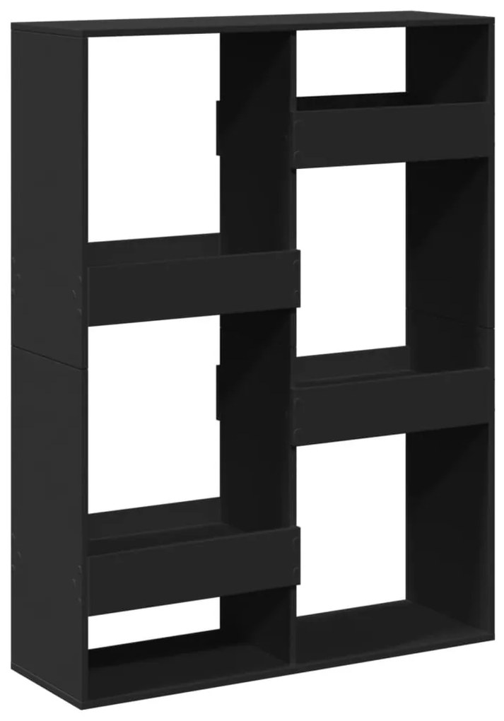 3309385 vidaXL Bibliotecă, negru, 100x33x135 cm, lemn prelucrat