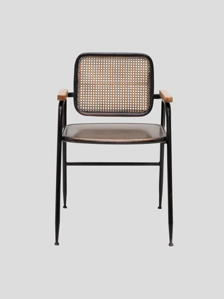 Scaun dining multicolor din metal Jerrie
