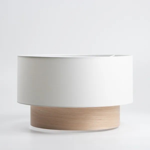 Abajur universal KERIA Ø 50 cm, alb/maro