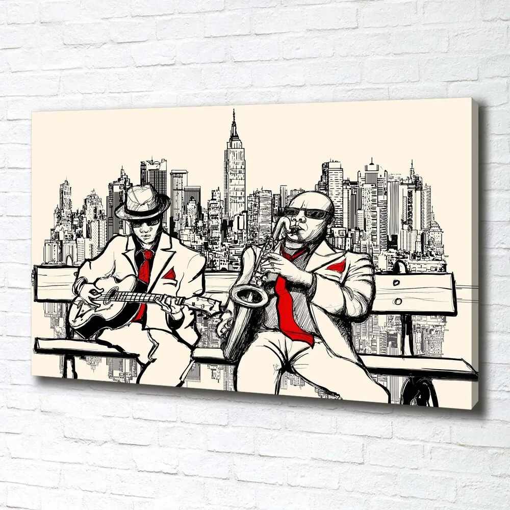 Pictură pe pânză New york jazz