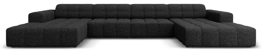 Colțar gri antracit (în formă de "U") Chicago – Cosmopolitan Design