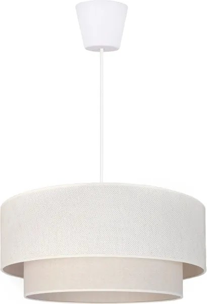 Brilagi - Pendul LED pe cablu BOHO ECO 1xE27/10W/230V Ø 40 cm crem