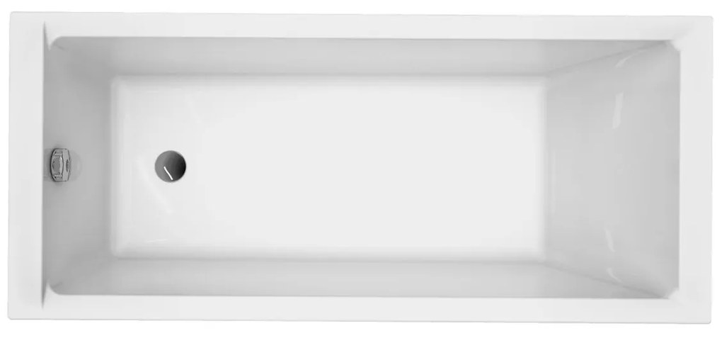 Cada baie dreptunghiulara alba 160X70 cm, acril, Cersanit Balinea