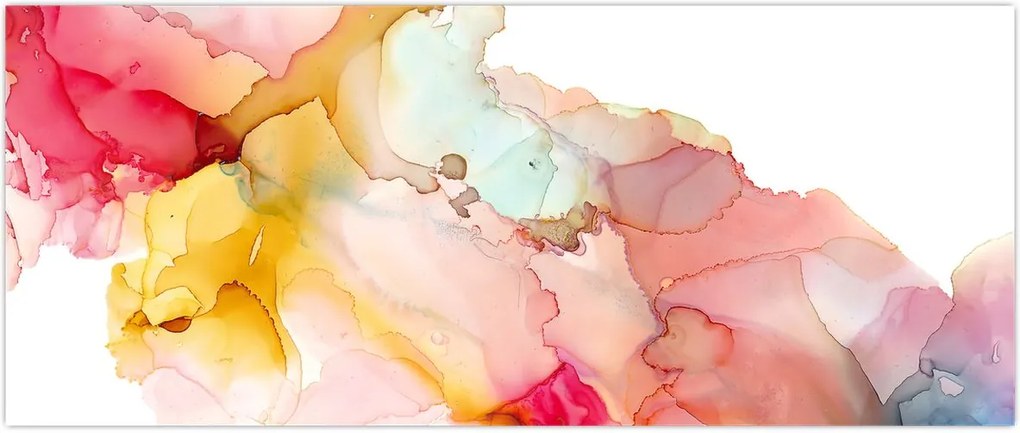 Tablou - Abstract din cerneală (120x50 cm)