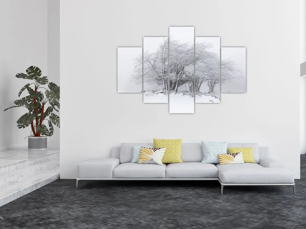 Tablou - Iarnă albă (150x105 cm)