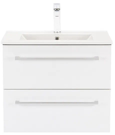 Dulap inferior Vario Clam 60 cu lavoar antracit-alb