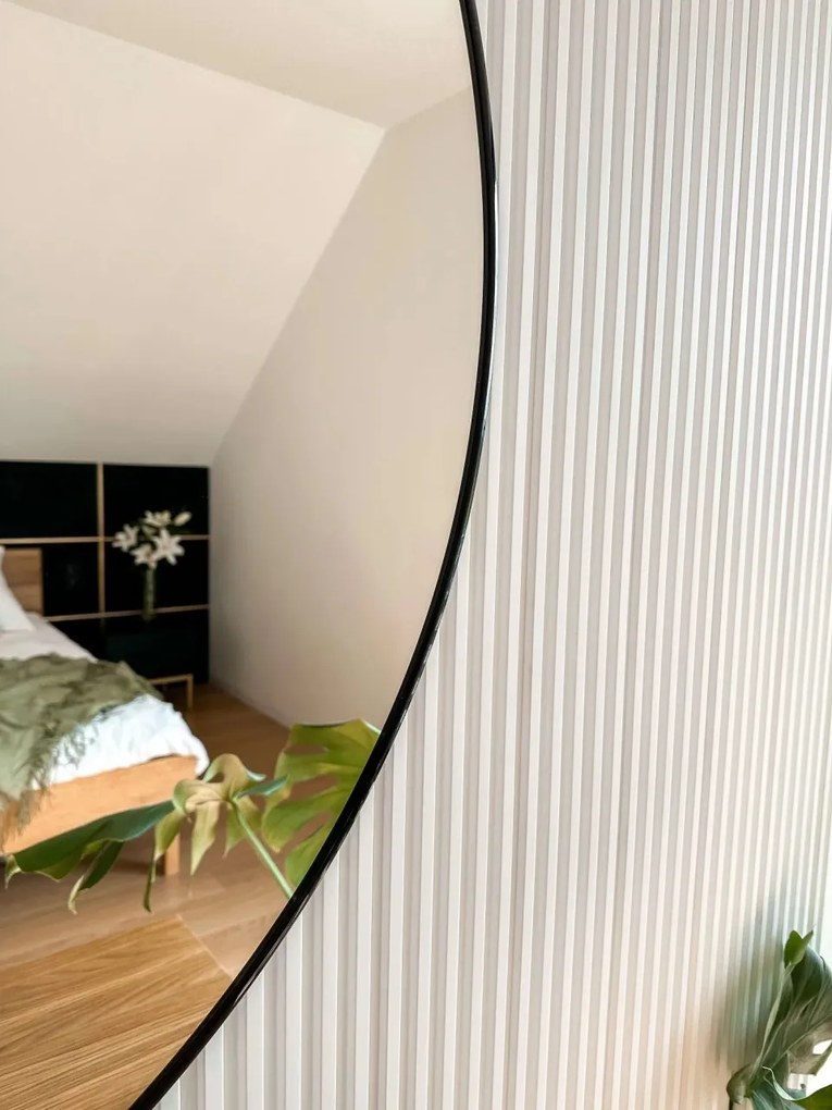 Profil dreapta panou riflaj decorativ 3D din polimer rigid, model Moon - 3.6x1.2x290 cm