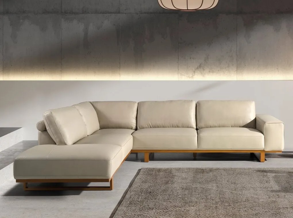 Coltar stanga LUX design italian Cowhide sand