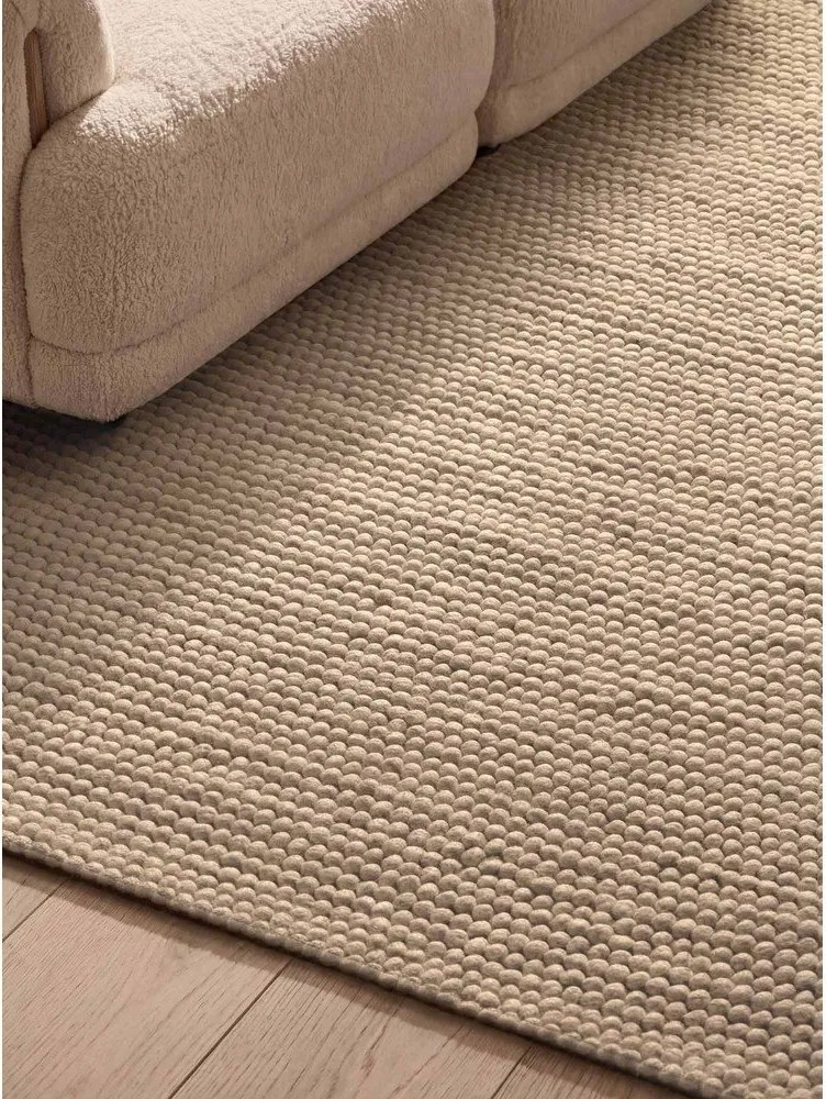 Covor bej țesut manual din lână 160x230 cm Richmond Diana – Ted Baker