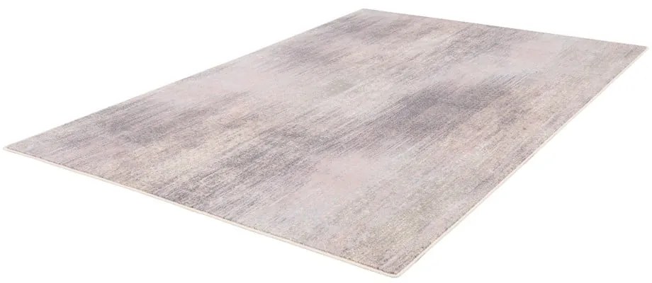 Covor roz/gri din lână 133x180 cm Calvi rose – Agnella