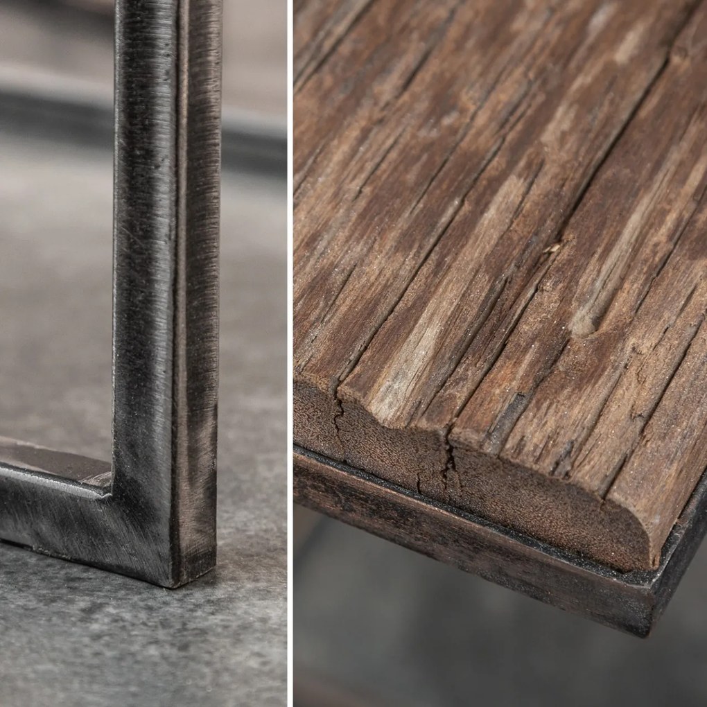 Set de 2 masute design industrial Barracuda A-39593 VC