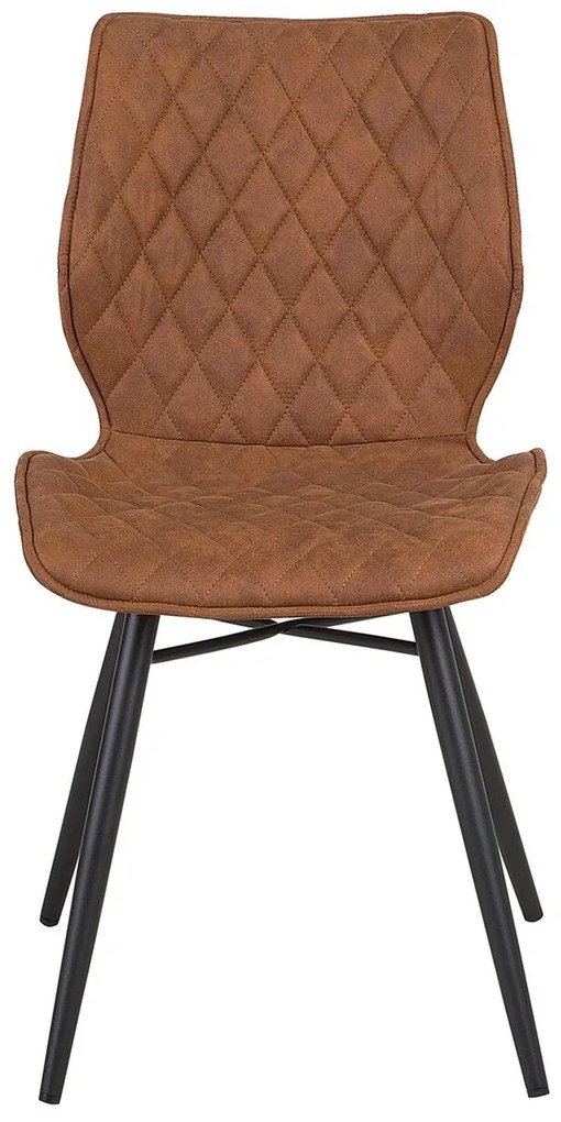 Set 2 buc. scaune pentru sufragerie Lissa (maro auriu). 1009993