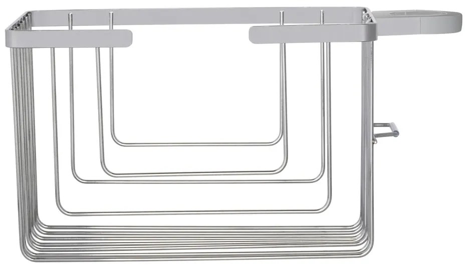 Raft pentru baie argintiu lucios autoadeziv din oțel inoxidabil Valognes – Wenko