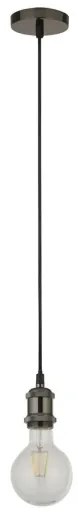 Searchlight 7461BC - Lustru suspendat pe cablu SUSPENSION 1xE27/60W/230V antracit