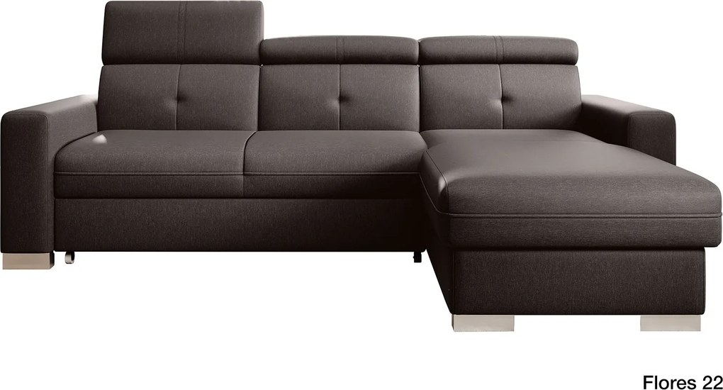 Colțar lemn masiv Extensibil Fiona 247x176cm Ladă Depozitare Personalizabil - Velvetmat 04, Dreapta