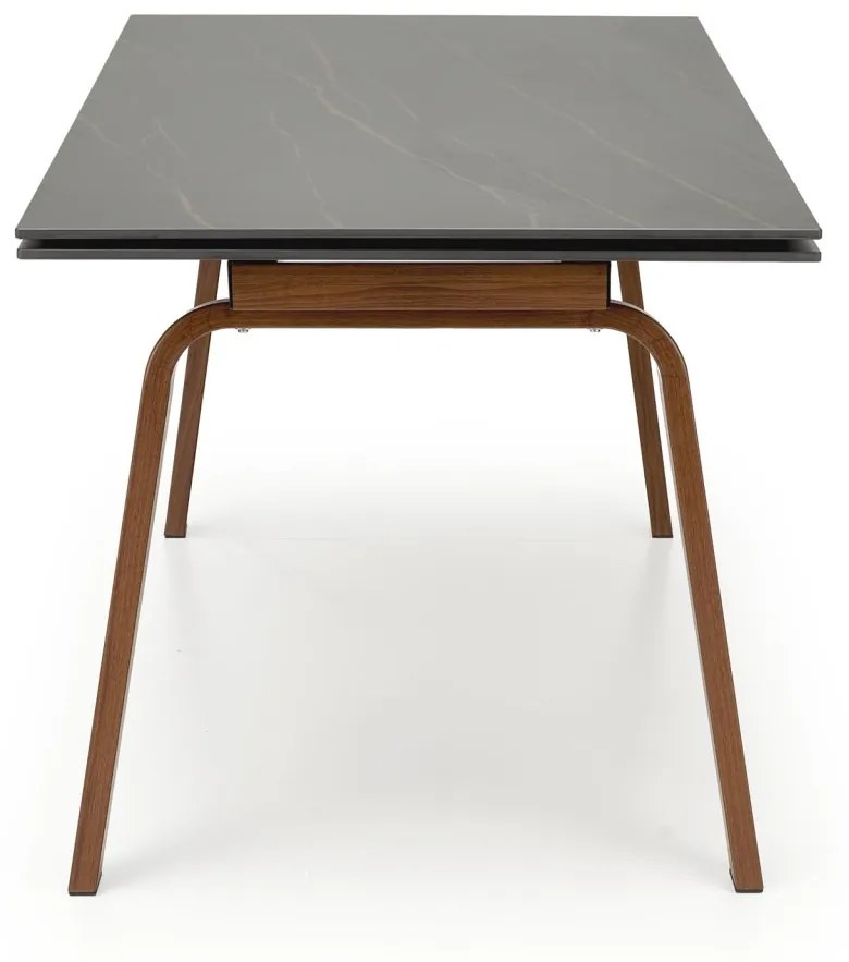 Masa extensibila Lozano marmura neagra L140-200 cm