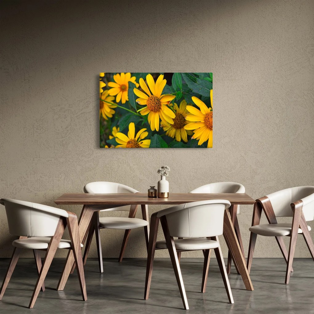 Tablou cu flori galbene (90x60 cm)