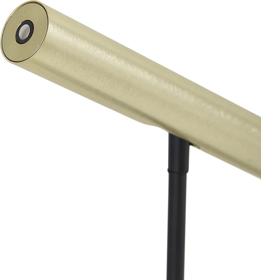 Lampă de masă modernă aurie, cu LED inclus și variator tactil - Neva