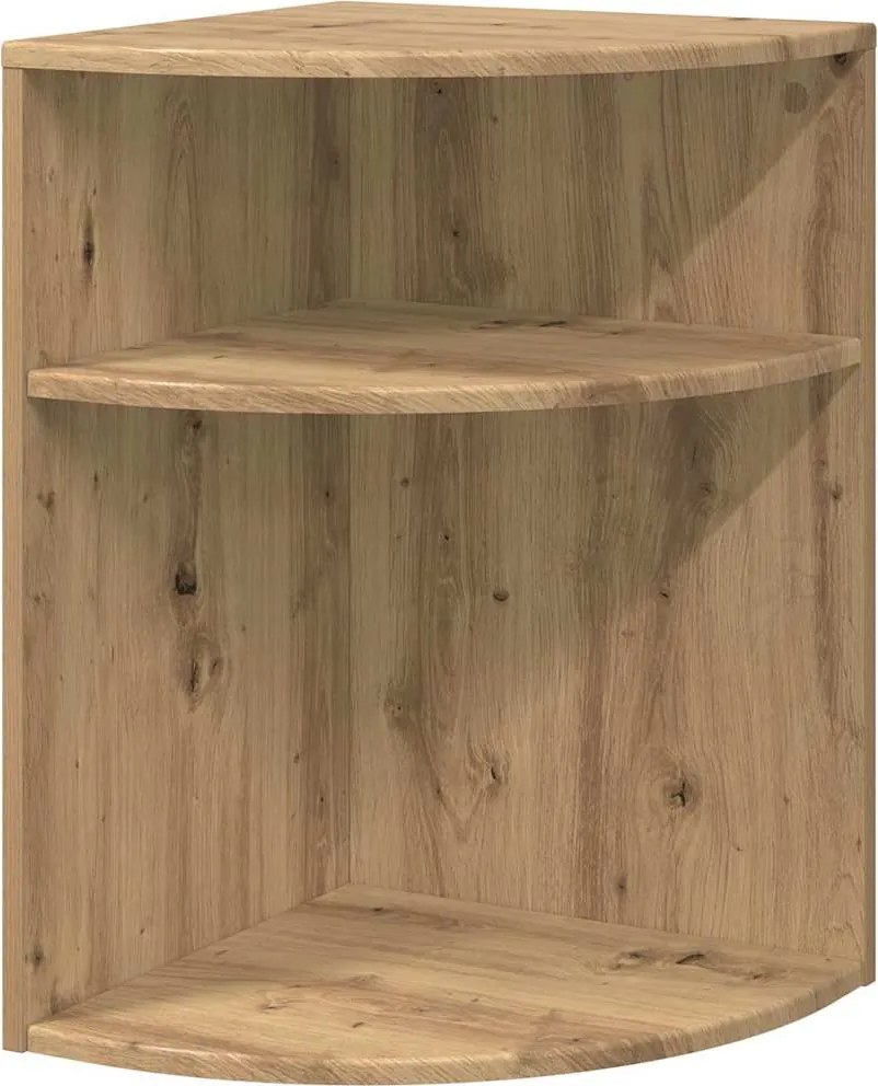 vidaXL Masă laterală Stejar Artizanal 39,7 x 39,7 x 60 cm