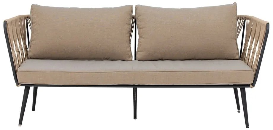 Canapea de grădină bej Pavone – Bloomingville