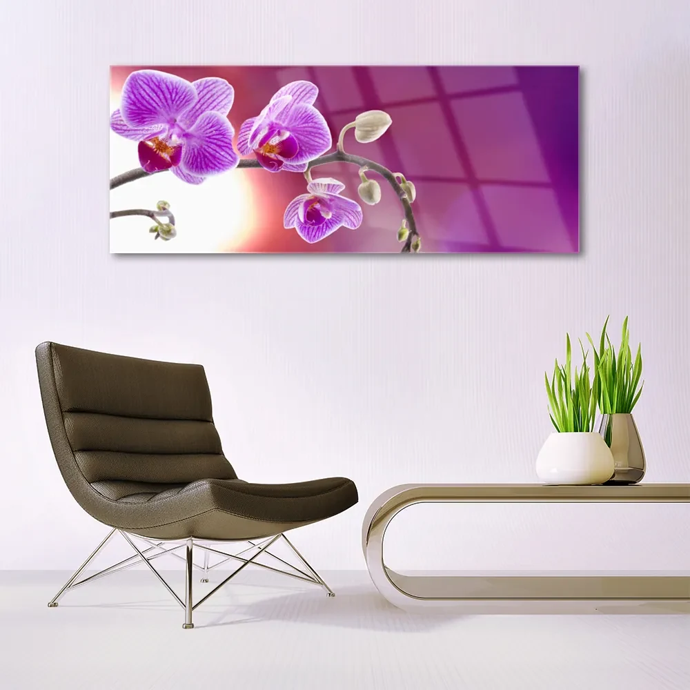 Tablouri acrilice Flori roz Floral