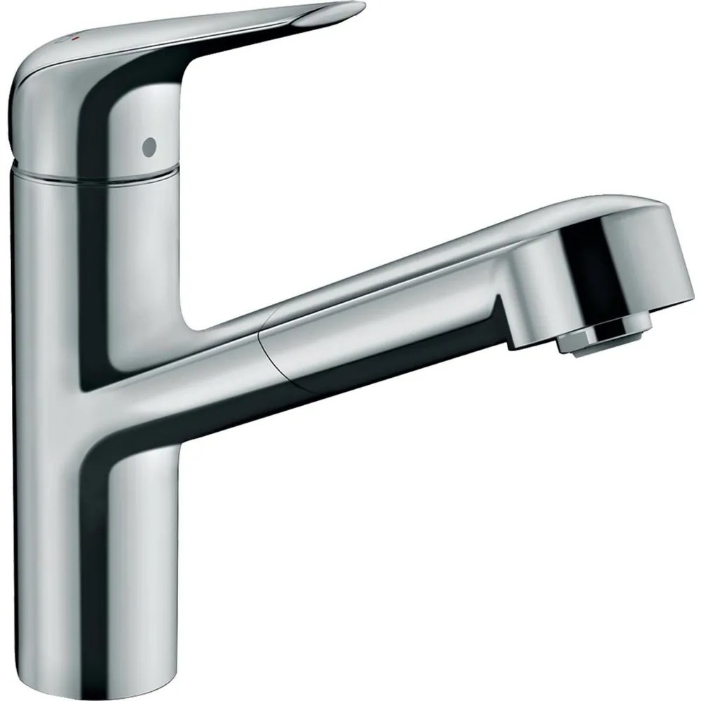 Baterie bucatarie cu dus extractibil Hansgrohe Focus M42 150 Eco cu 1 jet