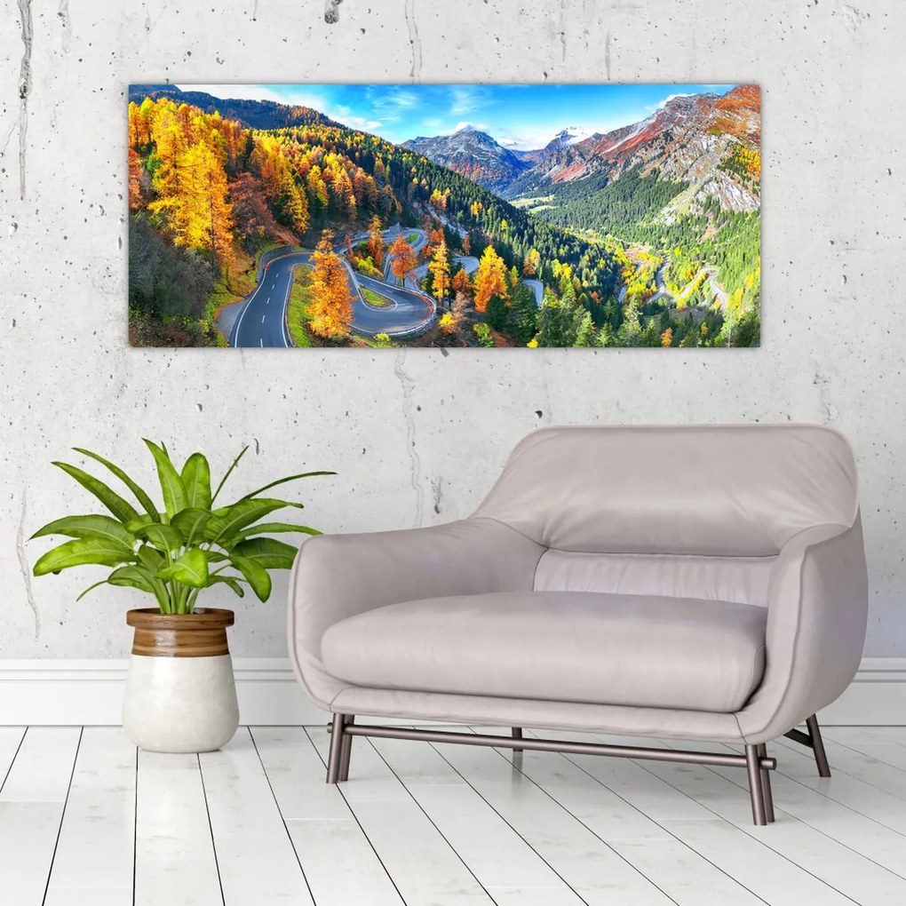 Tablou - Trecătoarea Malay Pass (120x50 cm)
