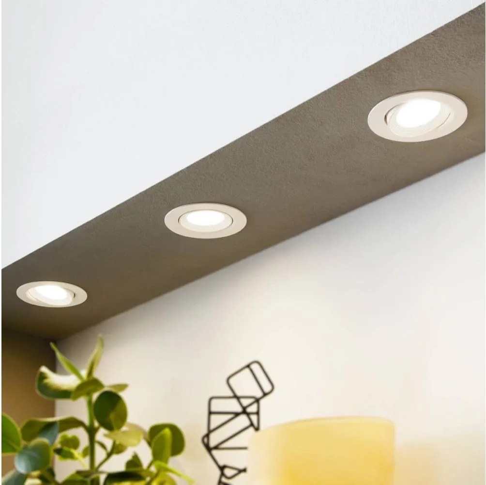 Eglo 31162-SADA 3x spoturi LED dimmabile încastrate SARTIANO LED/3,5W/230V IP23 alb