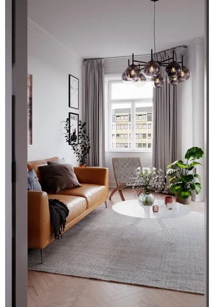 Lustră pe cablu ByRydens 4202030-4505 BOYLE 8xE27/5W/230V