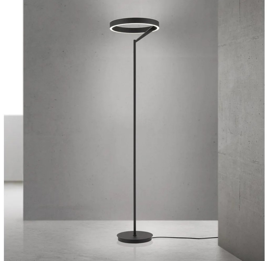 Orion - Lampă de podea LED KOLK, dimabilă, 40 W, 230 V, 2700/4000 K, neagră