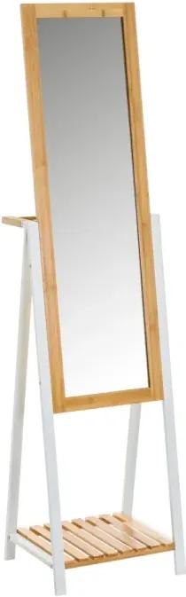 Oglinda dreptunghiulara din metal si lemn 41x160 cm Abi Unimasa