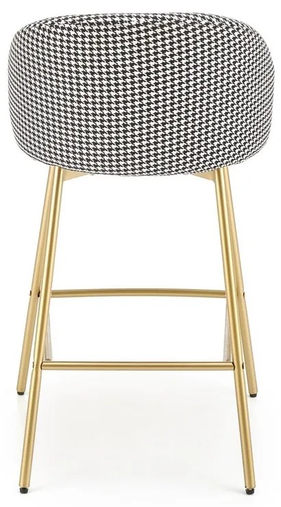 Scaun de bar Bertold, negru