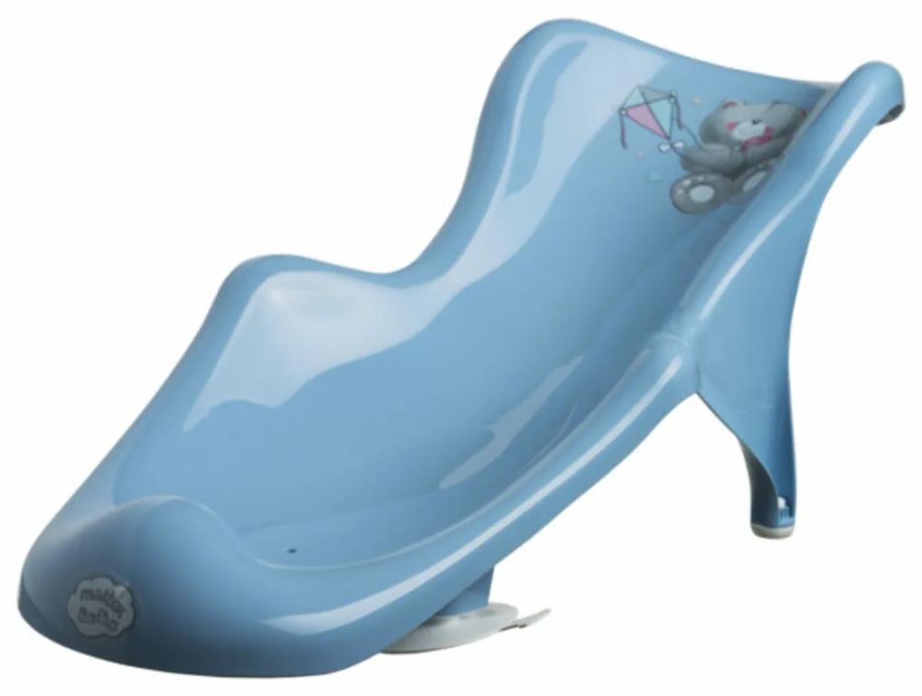 Maltex Plastic scaun de baie Ursuleț de pluș, albastru