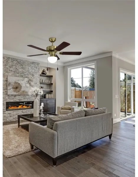 Ventilator de tavan CADIZ 1xE27/40W/230V Eglo 35075