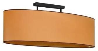 Lustră aplicată Duolla OVAL VEGAN 2xE27/15W/230V maro