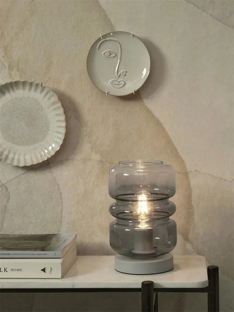 Veioza/Lampa de masa design decorativ Verona gradient/gri